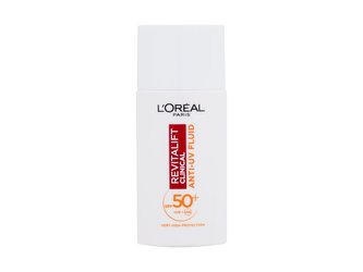 L´Oréal Paris Denní ochranný fluid Revitalift Clinical SPF50+ s vitamínem C (Anti-UV Fluid) 50 ml woman