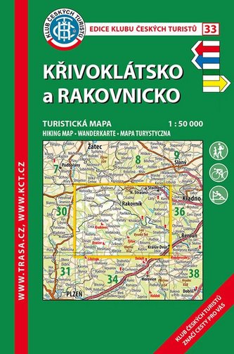 KČT 33s. Křivoklátsko, Rakovnicko