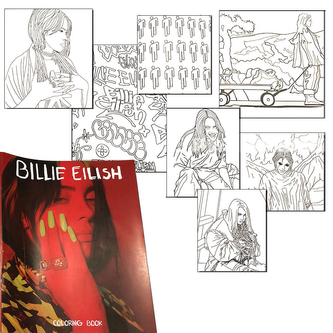 Omalovánky Billie Eilish: 20 listů