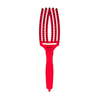 Olivia Garden Antistatický kartáč na vlasy FingerBrush Medium Passion Red woman