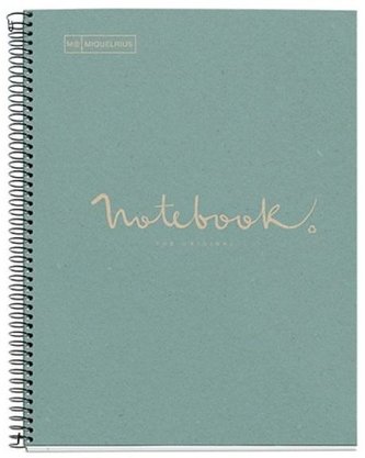 Kołonotatnik A4/80K kratka ekoniebieski