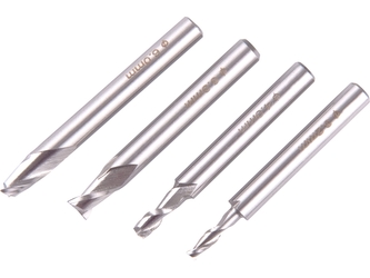 EXTOL CRAFT frézy stopkové, sada 4ks, ⌀3,2-4-6-6,3mm, HSS6542