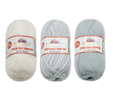 Příze HiMALAYA EVERYDAY SENFONi - šedá, bílá - 100g / 196 m - balení 3 x 100g