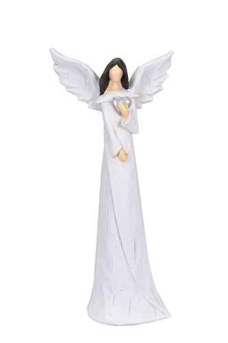 Anděl Aron white 20 cm M