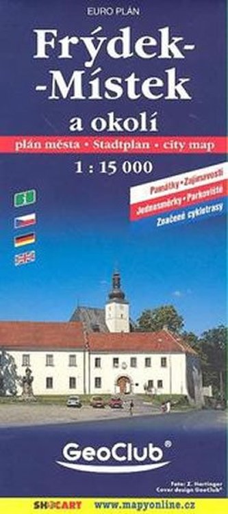Frýdek-Místek mapa 1:15 000