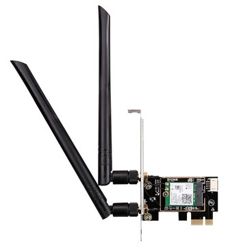 D-Link DWA-X582 Wireless AX3000 Wi-Fi 6 PCIe Adapter with Bluetooth 5.0