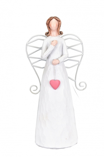Anděl Mett bílý 21 cm M
