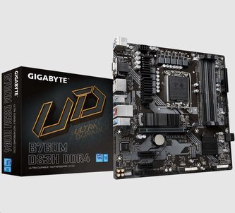 GIGABYTE MB Sc LGA1700 B760M DS3H DDR4, Intel B760, 4xDDR4, 2xDP, 1xHDMI, 1xVGA, mATX GIGABYTE MB Sc LGA1700 B760M DS3H DDR4, Intel B760, 4xDDR4, 2xDP, 1xHDMI, 1xVGA, mATX