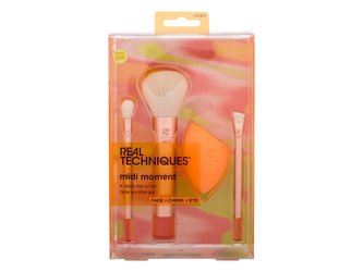Real Techniques Midi Moment Štětec Brush + Sponge Set 1 ks pro ženy