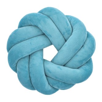 Polštář | OJEDA | tyrkysový uzel | 30 cm | SS22 988916
