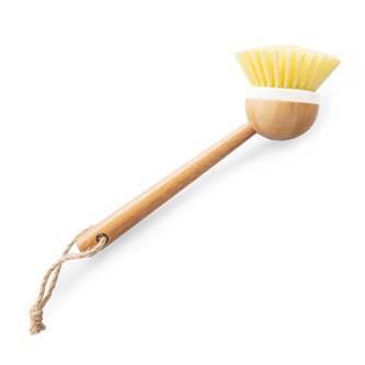 Kartáč na nádobí BAMBOU s bambusovou rukojetí v rozměru 23x7 cm Homla