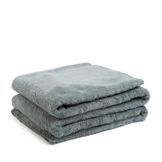 Deka | NEW CLUMSY | z imitace králičí kožešiny - modrá | 150x200 cm | AW22 801629