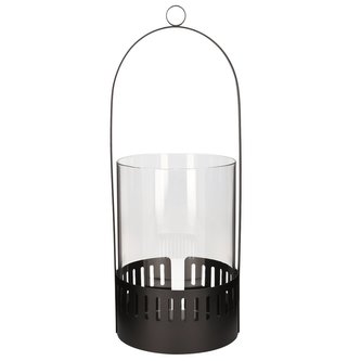 Dekorativní lucernička na svíčku BRIZZLI 16x15,5x40,5 cm Homla