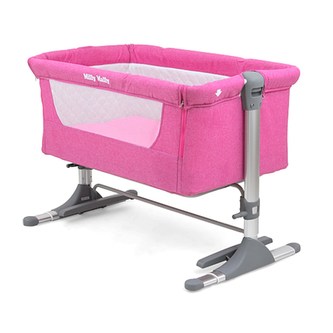 Dětská postýlka Milly Mally Side by Side pink