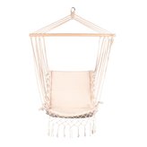 Závěsné houpací křeslo | WOBBLE | smetanová| 55x50x110 cm | ALL 969670