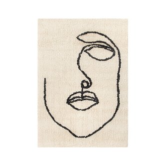 Koberec 100% bavlna | MILOS | s motivem obličeje | 90x150 cm | AW22 825243