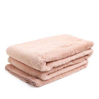 Deka | NEW CLUMSY | imitace králičího kožichu - růžová | 150x200 cm | AW22 806433