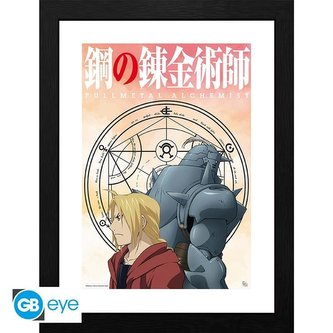 Fullmetal Alchemist Zarámovaný plakát - Elric brothers