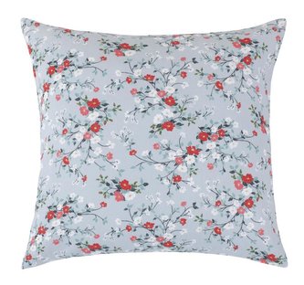 Povláček DITA - kvítí na šedé - 45x45 cm