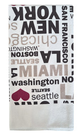 Utěrka NEW YORK béžová mikrovlákno 38x63 cm Essex