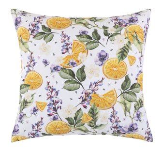 Povláček DITA - pomeranč - oranžová, zelená, fialová - 45x45 cm