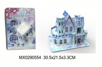 Zámek pro princezny papírová stavebnice