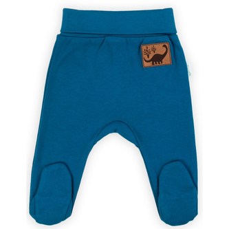 Kojenecké bavlněné polodupačky Nicol Ivo modrá - velikost 74 (6-9m)