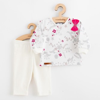 2-dílná holčičí souprava New Baby Kate béžová - velikost 80 (9-12m)