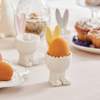 Kalíšek na vejce | MINA | se žlutýma ušima | 6x5x11cm | ES23 845111