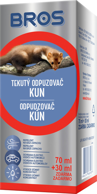 Bros - odpuzovač kun tekutý 100 ml