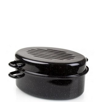 Oválný smaltovaný pekáč 38 cm - Belis