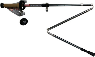 Hole Acra LTH134 trekingové 5-dílné s korkovou rukojetí, 1 pár s příslušenstvím, skládací