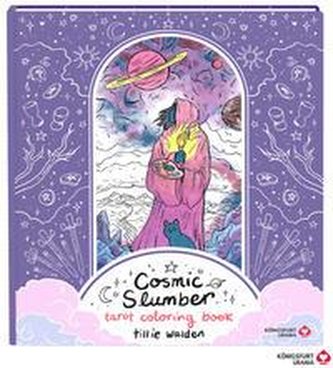 Cosmic Slumber Tarot Coloring Book