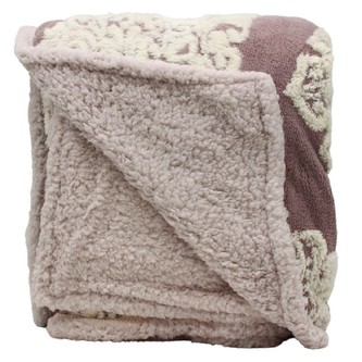 HOME ELEMENTS Beránková deka s jacquard vzorem 150 x 200 cm, 480 GSM