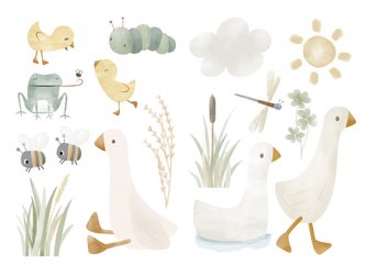 Samolepky na zeď Husa