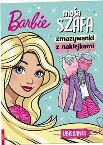 Barbie Moja szafa Zmazywanki z naklejkami