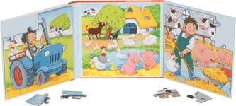 Magnetická puzzle kniha Statek