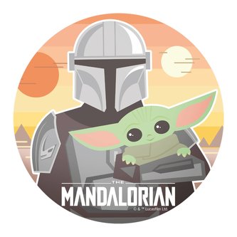 Jedlý papír 20cm Star Wars MANDALORIAN - Dekora