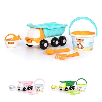 SAFARI autíčko a sada na písek 6ks