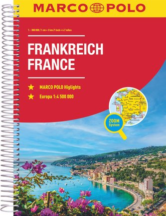 MARCO POLO Reiseatlas Frankreich 1:300.000