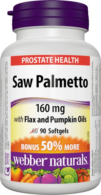 Webber Naturals Saw Palmetto 90 tobolek