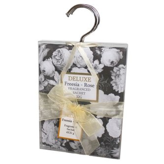 Vonný závěsný sáček - frézie, růže - sada 4ks, 1/48
