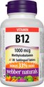 Webber Naturals B12 1000 mcg 80 tbl