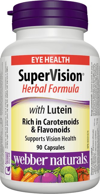 Webber Naturals Super Vision with Lutein 90 cps