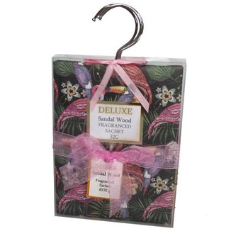 Vonný závěsný sáček - santalové dřevo  - sada 4ks, 1/48