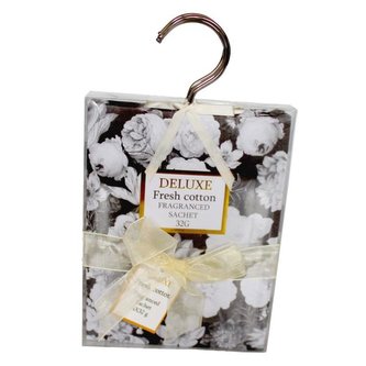 Vonný závěsný sáček - svěží bavlna  - sada 4ks, 1/48