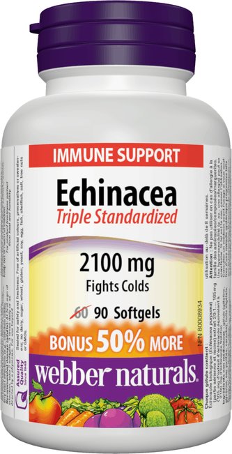 Webber Naturals Echinacea 2100 mg 90 tob