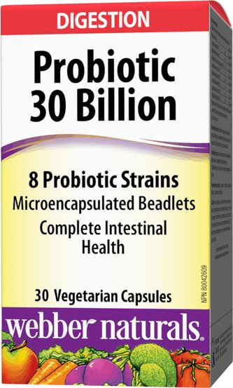 WEBBER NATURALS Probiotic 30 Billion 30 kapslí