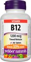 Webber Naturals Vitamín B12 1200mcg 80 tablet