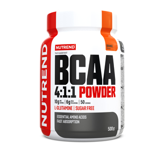 Nutrend BCAA Powder 500 g orange (pomeranč)